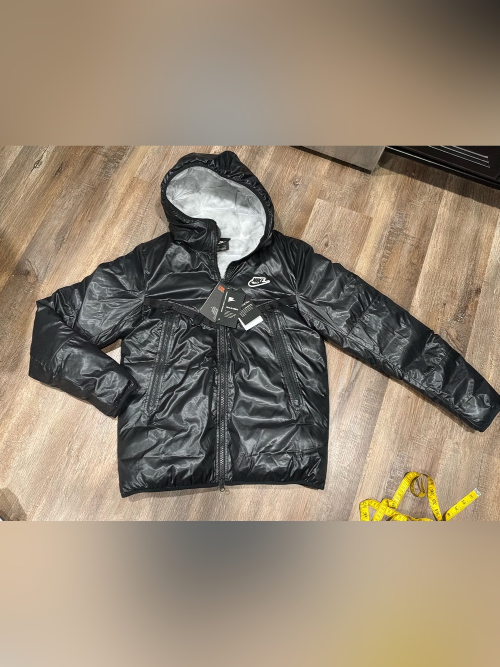 New Nike Synthetic Fill Windrunner Repel Jacket Black CZ1508 010 Mens Sz S
